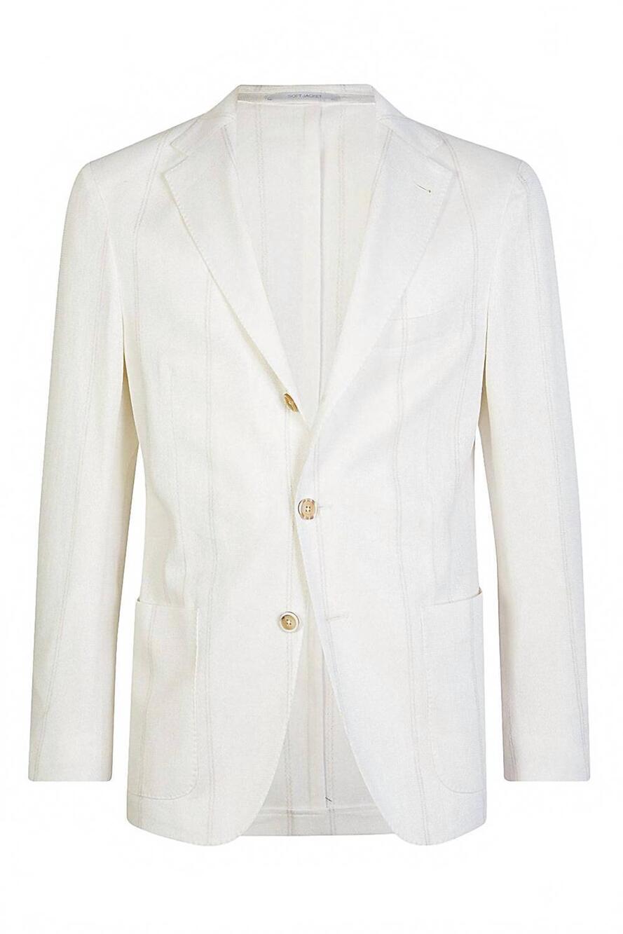 NEW ELEVENTY men's single breasted blazer in white